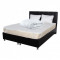 Set Saltea ortopedica cu arcuri Super Ortopedica Sofia 140x200x20cm, fermitate medie, cu plasa arcuri Bonell, fata vara-iarna, sistem aerisire cu buto