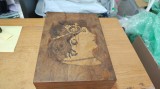 Cumpara ieftin Cutie lemn o dama Vintage #A6546