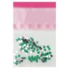 Strasuri unghii - inimi, verde-smarald, 70buc, INGINAILS