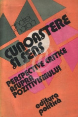 Cunoastere si sens. Perspective critice asupra pozitivului (Ed. Politica) foto