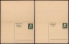 Germany Bavaria - Postal History Rare Old Postcard + Reply UNUSED DB.277