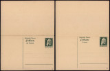 Germany Bavaria - Postal History Rare Old Postcard + Reply UNUSED DB.277
