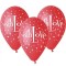 Set 5 baloane premium cu inscriptie With Love 30 cm