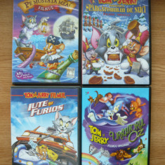 TOM SI JERRY - lot 4 DVD-uri (filme originale)