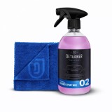 Deturner Hybrid Spray Wax 500 ml + Microfibra cu doua fete &ndash; Set Ceara Spray si Finisare Exterior