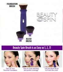 Set pensula electrica rotativa Beauty Spin pentru makeup foto