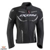 Geaca (jacheta) barbati pentru scuter - motocicleta Racing/Roadster Ixon vara model Striker AIR WP MS culoare: negru/alb Negru/alb XXXL