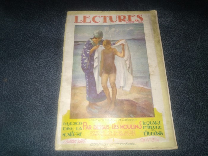 LECTURES POUR TOUS IULIE 1925