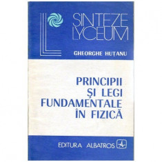 Gheorghe Hutanu - Principii si legi fundamentale in fizica - 100836