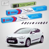 Cumpara ieftin Ștergătoare Citro&euml;n DS 4 SNX Hatchback 2015-prezent | Set Față și Spate Flat Premium &ndash; TeamCar&reg;