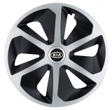 Cumpara ieftin Set 4 capace roti Roco Gri-Negru R17 pentru gama auto Kia, Autohelix MSA