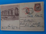CPIB 23323 CARTE POSTALA - ORASUL STALIN. CARTIERUL MUNCITORESC &quot;STEAGUL ROSU&quot;, CIRCULATA, 1958, STAMPILE, TIMBRU