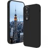 Husa de protectie, flippy, pentru honor 90, liquid silicone, cu microfibra pe interior, protectie antisoc, compatibil incarcare wireless, negru