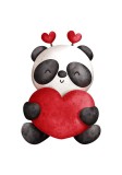 Cumpara ieftin Sticker decorativ Panda, Multicolor, 78 cm, 5387ST, Oem