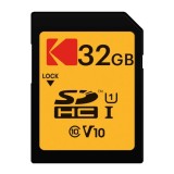 Card Memorie SDHC Kodak Premium Performance, 32Gb, Clasa 10 / UHS-1 U1 EKMSD32GHC10K