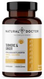 TURMERIC &amp; GINGER antiinflamator si antioxidant natural Natural Doctor