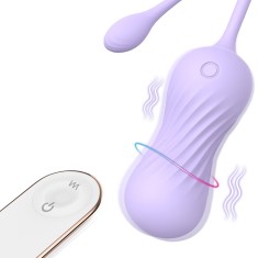 Ou vibrator Twist Egg Remote Purple