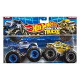 Set 2 masinute Monster Truck, Hot Wheels, The 909 &amp; Pure Muscle, JLV77