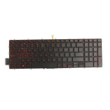 Tastatura Laptop, Dell, Inspiron 17 3780, 3781, 3782, 3785, 3790, 3793, P35E, cu iluminare rosie, layout US