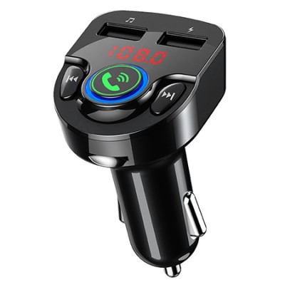 Modulator FM Spacer, Bluetooth 5.0, 2 x USB, QC 3.0, microSD foto