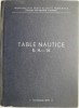 Table nautice. D. H. - 76