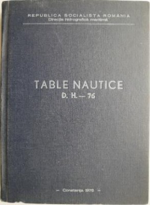 Table nautice. D. H. - 76 foto