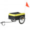 Remorca bicicleta transport bagaje ABBT-3151, 130 x 65 x 50 cm, poliestre/otel, 40 Kg, galben/negru