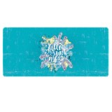 Mousepad Profesional pentru Gaming, 100 x50 cm, Baza Cauciucata si Cusaturi Laterale, Compatibil Laptop sau Calculator, Premium, Hello, CBD CORAL BEST