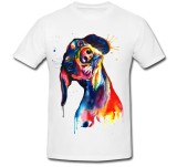 Cumpara ieftin Tricou &quot; Colorful dachshund &quot;