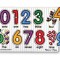 Puzzle lemn cifrele melissa and doug