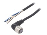 Cablu de conectare M12 4 pini unghi 5m PVC