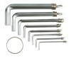 Set 10 Imbusuri Hexagonale 1.5-10mm VOREL Otel Carbon, Prindere Inel, 45-80mm, Ateliere Mecanica, Service, Garaj, Bricolaj