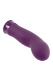 Vibrator Mini Punctul G Dark Falls, 10 Moduri Vibratii, Silicon, USB, Mov Inchis, 12.7 cm