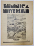 REVISTA &#039;DUMINICA UNIVERSULUI&#039;, ANUL I (XXVII) - No. 9, 1 MARTIE 1931