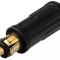 Mufa bricheta auto tata mini cu siguranta 15A 12-24V standard cu borne cu surub pentru prizele standard DIN EN ISO 4165 PRO CAR