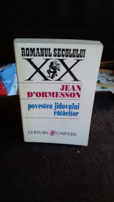 POVESTEA JIDOVULUI RATACITOR - JEAN D ORMESSON foto