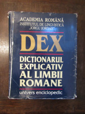 Dex , Dictionarul explicativ al limbii romane ,an 1996 foto