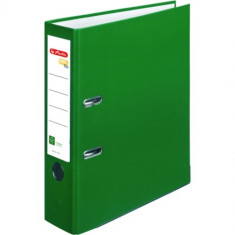 Biblioraft A4 Herlitz, FSC One File, PVC, latime 8 cm, Verde (set/ 2 bucati) foto