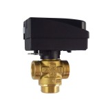 VANA DE ZONA CU 3 CAI 1 DN25 KVS 8M3 H REGULUS CU SERVOMOTOR SI CABLU LK525 11284