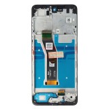 LCD+Touchscreen cu Rama MOTOROLA Moto G04s BLACK Original Service Pack