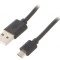 Cablu USB 2.0 A la Micro B 1m Negru