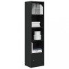 VidaXL Bibliotecă Stejar negru 31x24x127 cm Lemn prelucrat 860347