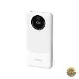 Baterie Externa Dudao K12 10000mAh 22.5W QC + PD 1 x USB-C - 2 x USB-A Alba