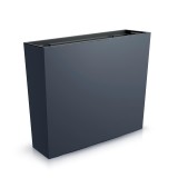 Jardiniera decorativa, antracit, 58x18x49.8 cm, Urbi Case Old
