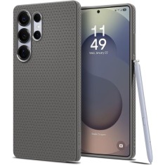 Husa Samsung Galaxy S25 Ultra Spigen Liquid Air, cenusiu foto