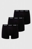 Cumpara ieftin HUGO boxeri 3-pack bărbați, culoarea negru 50492348