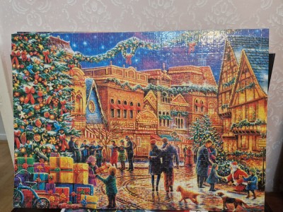 Puzzle Trefl 1000 Crăciun piese ideal tablou sau decor foto
