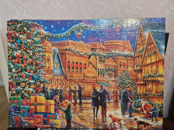 Puzzle Trefl 1000 Crăciun piese ideal tablou sau decor