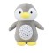 Pinguin de plus cu muzica si proiectie 25 cm