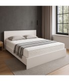 Pat Hera Alb140x200 + Saltea Lux Ortopedica 140x200